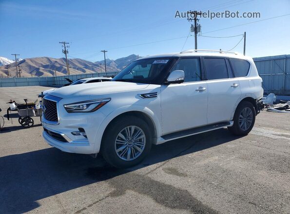 JN8AZ2AC6P9490114 2023 INFINITI QX80 Белый Передняя левая четверть