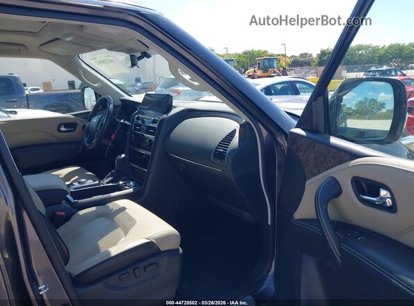 JN8AZ2AE1P9305677 2023 INFINITI QX80 Gray Widok wnętrza z przodu