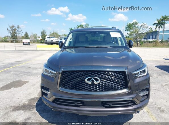 JN8AZ2AE1P9305677 2023 INFINITI QX80 Gray Widok z przodu