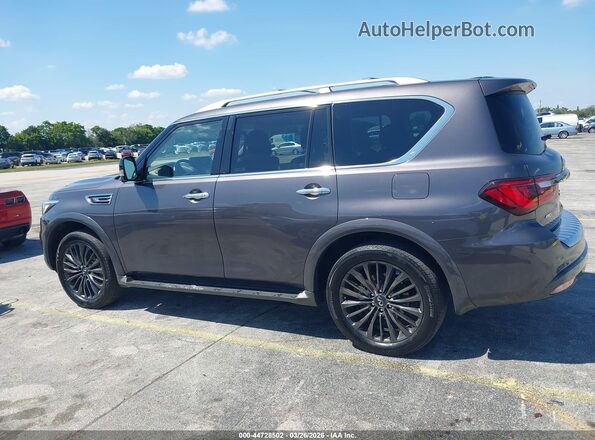 JN8AZ2AE1P9305677 2023 INFINITI QX80 Gray Widok wnętrza 360 stopni