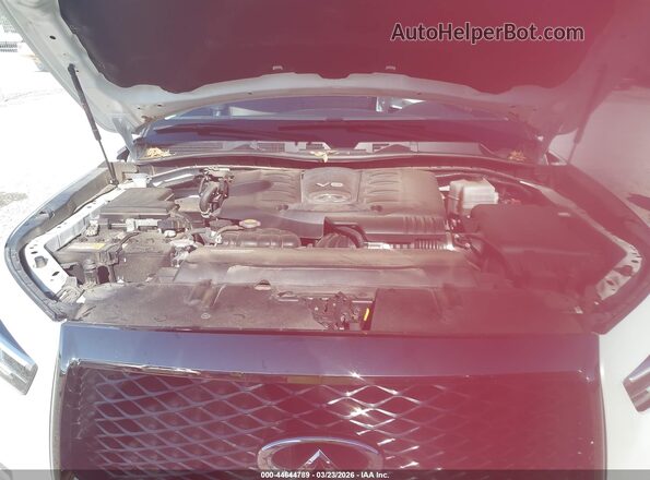 JN8AZ2AE4P9305687 2023 INFINITI QX80 White Widok z tyłu