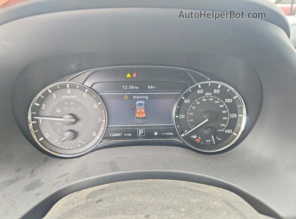 JN8AZ2AF2M9717692 2021 INFINITI QX80 Silver Widok zestawu wskaźników