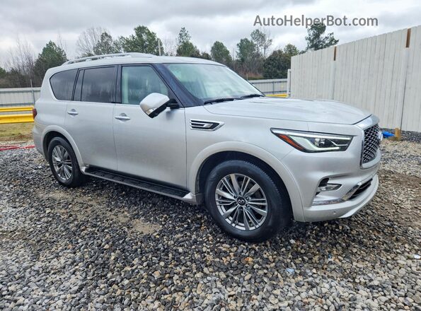 JN8AZ2AF2M9717692 2021 INFINITI QX80 Silver Przód prawy