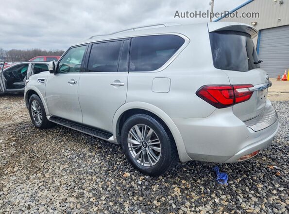 JN8AZ2AF2M9717692 2021 INFINITI QX80 Silver Tył lewy