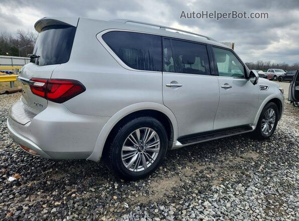 JN8AZ2AF2M9717692 2021 INFINITI QX80 Silver Tył prawy