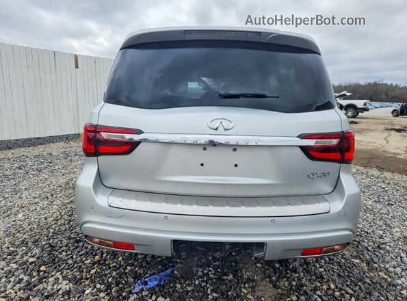 JN8AZ2AF2M9717692 2021 INFINITI QX80 Silver Widok z tyłu