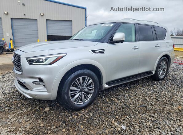 JN8AZ2AF2M9717692 2021 INFINITI QX80 Silver Przód lewy