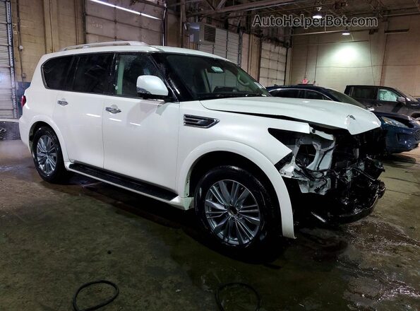 JN8AZ2AF2R9765345 2024 INFINITI QX80 White Delantero derecho