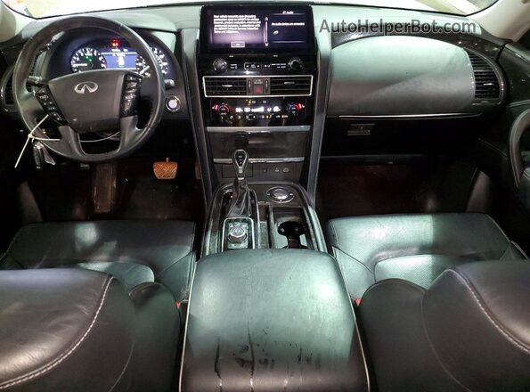 JN8AZ2AF2R9765345 2024 INFINITI QX80 White Vista del salpicadero