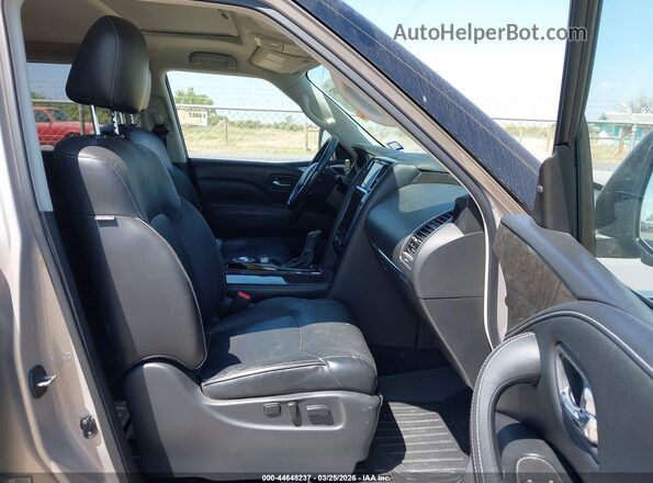 JN8AZ2AF8M9717115 2021 INFINITI QX80 Бежевый Вид салона спереди