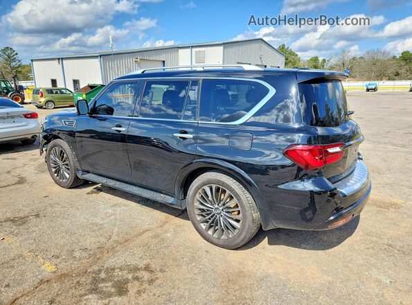 JN8AZ2AF9M9716622 2021 INFINITI QX80 Черный Задняя левая четверть