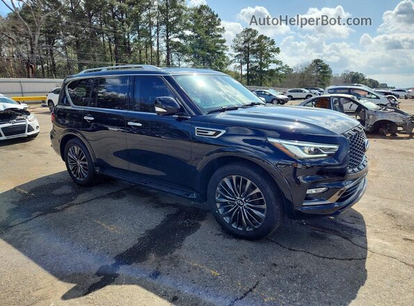 JN8AZ2AF9M9716622 2021 INFINITI QX80 Черный Передняя правая четверть