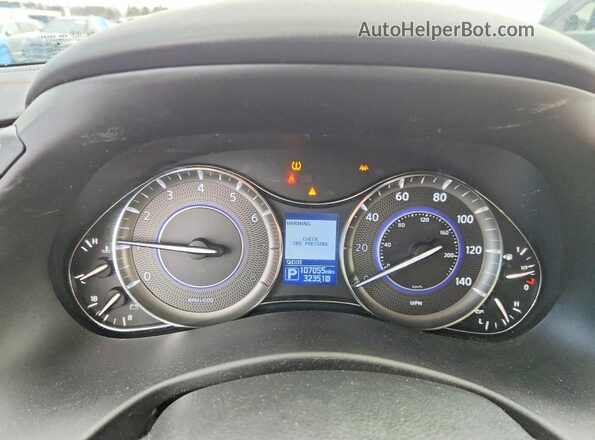 JN8AZ2NE5K9230775 2019 INFINITI QX80 White Widok zestawu wskaźników