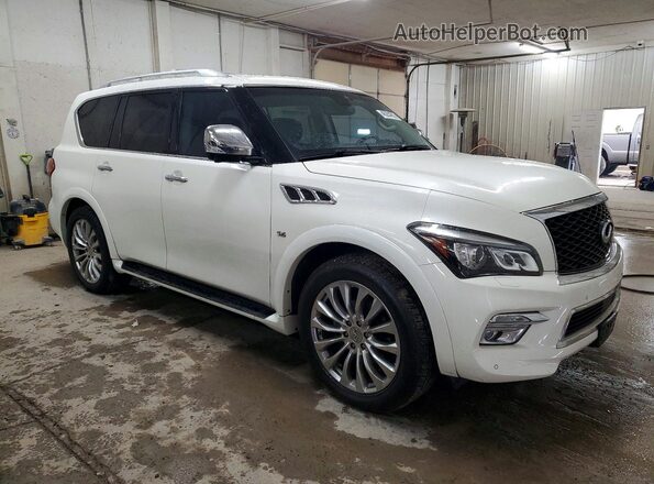 JN8AZ2NE8H9155773 2017 INFINITI QX80 Белый Вид спереди
