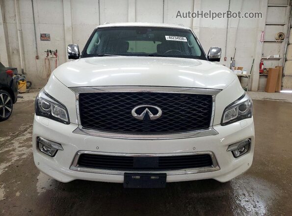 JN8AZ2NE8H9155773 2017 INFINITI QX80 Белый Вид сзади