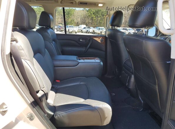 JN8AZ2NF1K9680903 2019 INFINITI QX80 Tan Rear interior view