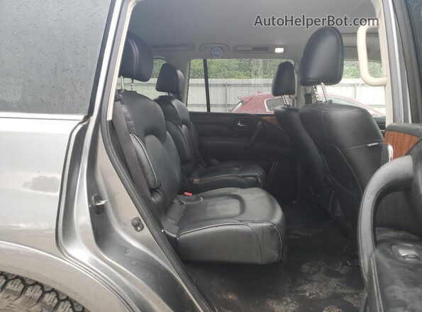 JN8AZ2NF3K9686296 2019 INFINITI QX80 Серый Вид задней части салона