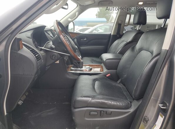 JN8AZ2NF3K9686296 2019 INFINITI QX80 Серый Вид салона спереди