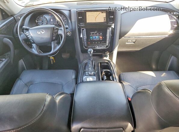 JN8AZ2NF3L9702966 2020 INFINITI QX80 Black Widok deski rozdzielczej