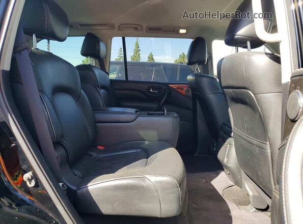 JN8AZ2NF3L9702966 2020 INFINITI QX80 Black Widok wnętrza z tyłu