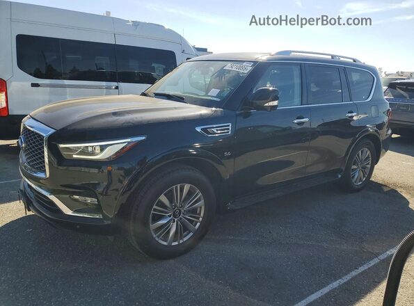 JN8AZ2NF3L9702966 2020 INFINITI QX80 Black Przód lewy