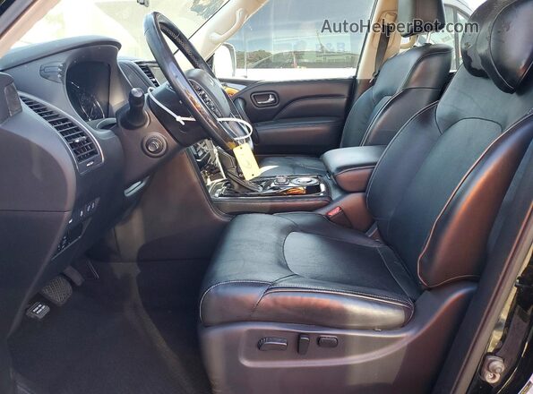 JN8AZ2NF3L9702966 2020 INFINITI QX80 Black Widok wnętrza z przodu