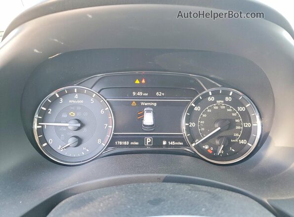 JN8AZ2NF3L9702966 2020 INFINITI QX80 Black Widok zestawu wskaźników