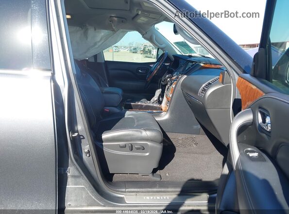 JN8AZ2NF4K9681432 2019 INFINITI QX80 Gray Вид салону спереду
