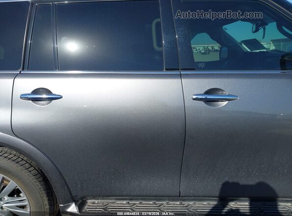 JN8AZ2NF4K9681432 2019 INFINITI QX80 Gray Вид задньої частини салону