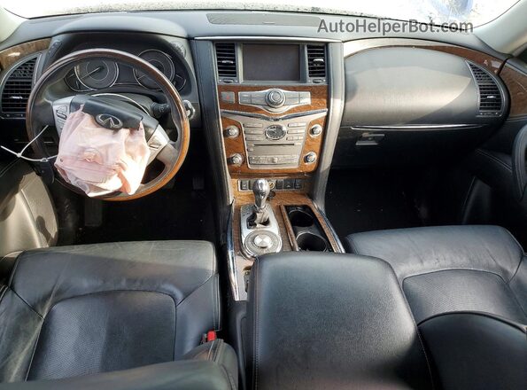 JN8AZ2NF5G9611641 2016 INFINITI QX80 Серебряный Вид панели приборов