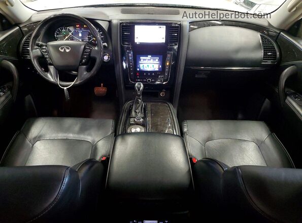 JN8AZ2NF7L9702467 2020 INFINITI QX80 Серебряный Вид щитка приборов