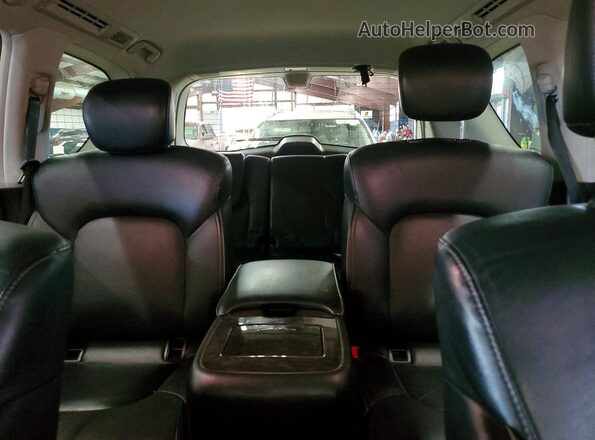 JN8AZ2NF7L9702467 2020 INFINITI QX80 Серебряный Вид задней части салона