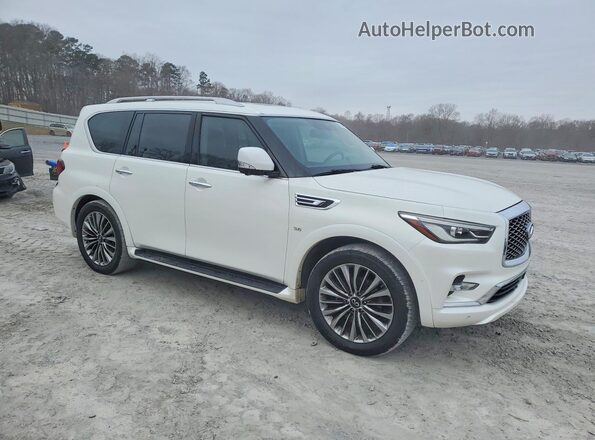 JN8AZ2NF9J9664897 2018 INFINITI QX80 Белый Вид спереди