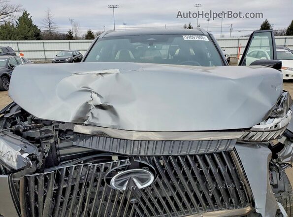JN8AZ3CC4S9600296 2025 INFINITI QX80 Gray Vista del compartimento del motor