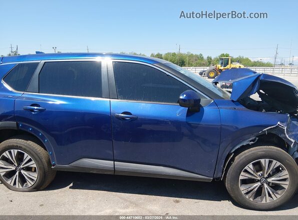 JN8BT3BA2PW424959 2023 NISSAN ROGUE Blue Widok wnętrza z tyłu