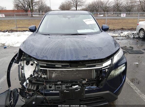JN8BT3BBXSW149830 2025 NISSAN ROGUE Blue Вид щитка приладів