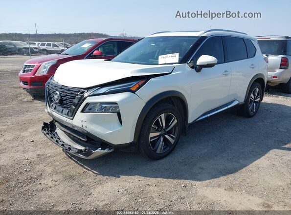 JN8BT3DC2PW100831 2023 NISSAN ROGUE White წინა მარცხენა ხედი სამი მეოთხედიდან