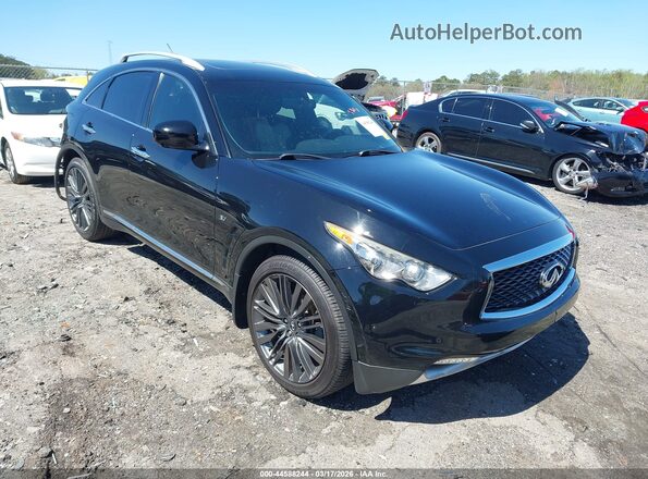 JN8CS1MU2HM140067 2017 INFINITI QX70 Black Передня права чверть