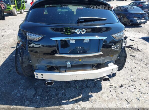 JN8CS1MU2HM140067 2017 INFINITI QX70 Black Вид спереду