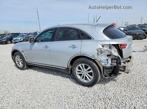 JN8CS1MU3HM140126 2017 INFINITI QX70 Серебряный Задняя левая четверть