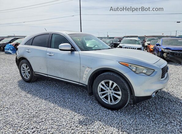 JN8CS1MU3HM140126 2017 INFINITI QX70 Серебряный Передняя правая четверть