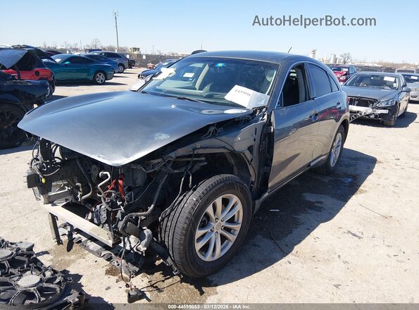 JN8CS1MU3HM143365 2017 INFINITI QX70 Серебряный Передняя левая четверть