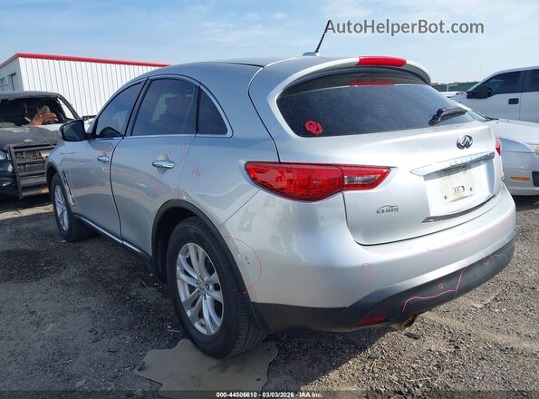 JN8CS1MU4HM143150 2017 INFINITI QX70 Silver Widok z przodu
