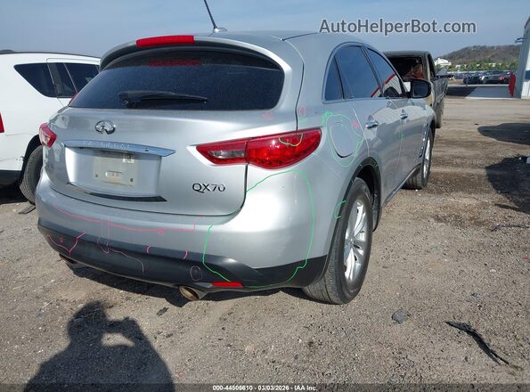 JN8CS1MU4HM143150 2017 INFINITI QX70 Silver Tył prawy