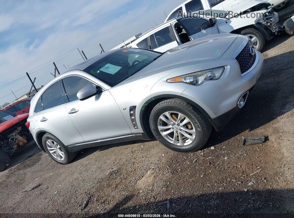 JN8CS1MU4HM143150 2017 INFINITI QX70 Silver Widok wnętrza 360 stopni