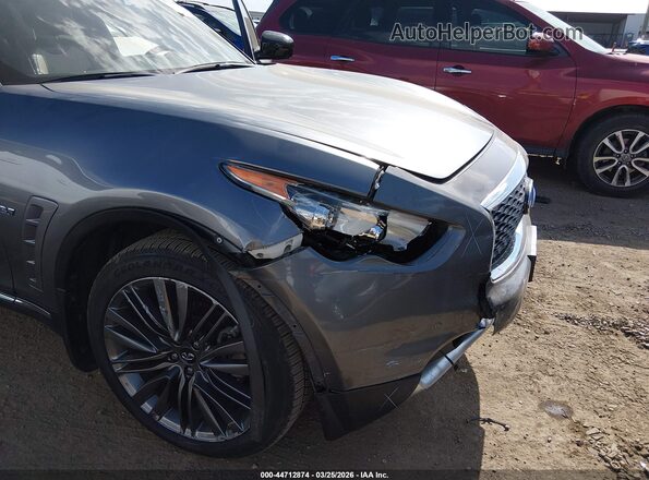JN8CS1MU6HM144221 2017 INFINITI QX70 Серый Вид спереди