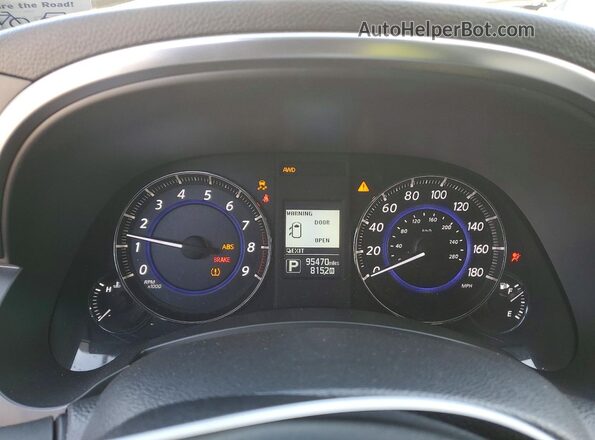 JN8CS1MW5HM412855 2017 INFINITI QX70 Белый Вид щитка приборов