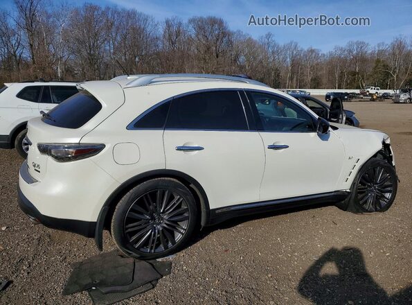 JN8CS1MW5HM412855 2017 INFINITI QX70 Белый Задняя правая четверть