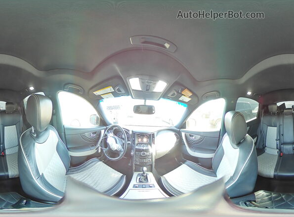 JN8CS1MW5HM412855 2017 INFINITI QX70 Белый Панорамный вид салона 360°