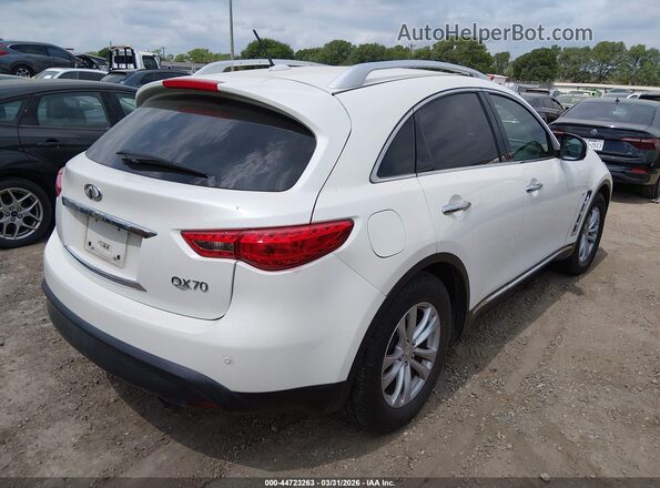 JN8CS1MW6HM412797 2017 INFINITI QX70 Белый Задняя правая четверть